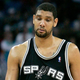 Illustration for article titled Tim Duncan Hams It Up For Crowd By Arching Left Eyebrow Slightly